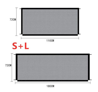 Black Foldable Protection Pet Safety Gate Zendrop