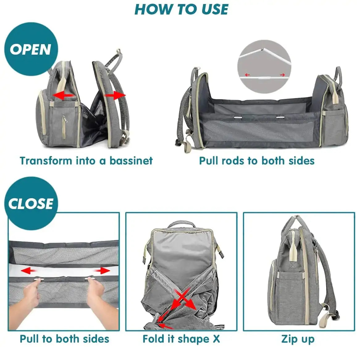 Diaper Baby Bag Zendrop