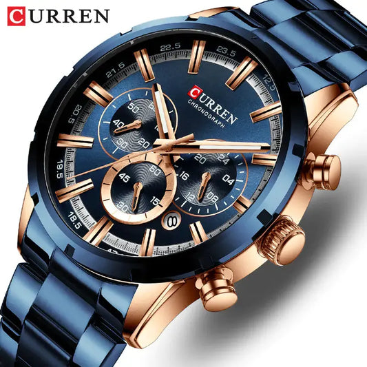 CURREN Men Quartz Watch Top Brand Zendrop