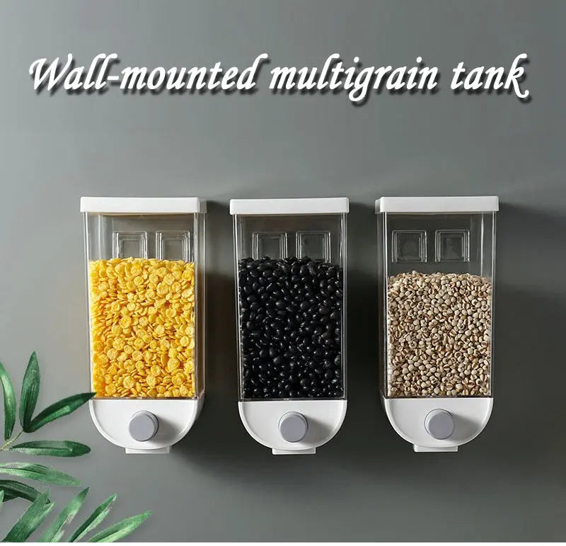 Wall-Mounted Kitchen Multi-Grain Sealed Jars Zendrop